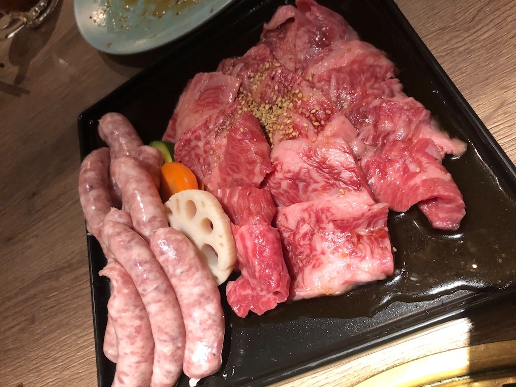 焼肉の様子